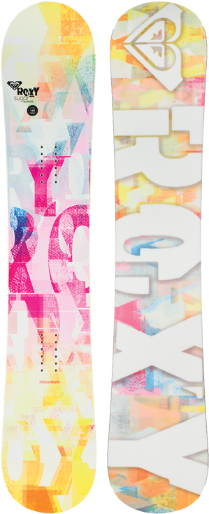 Roxy Sugar 142 Snowboard (750x750), Png Download