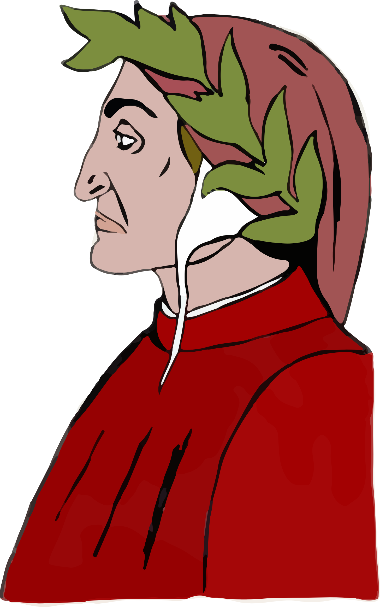 Big Image - Dante Alighieri Png (1456x2325), Png Download