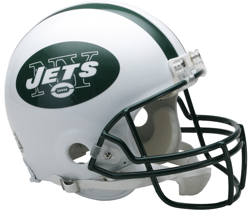 New York Jets Helmet - New York Jets Football Helmet (900x812), Png Download
