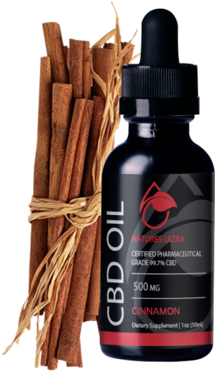 Cinnamon Cbd Oil By Nature's Ultra - Cinnamon (1599x1599), Png Download