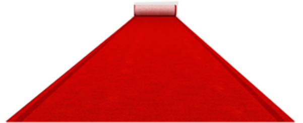 Red Carpet Png Transparent Images - Triangle Shape (600x400), Png Download