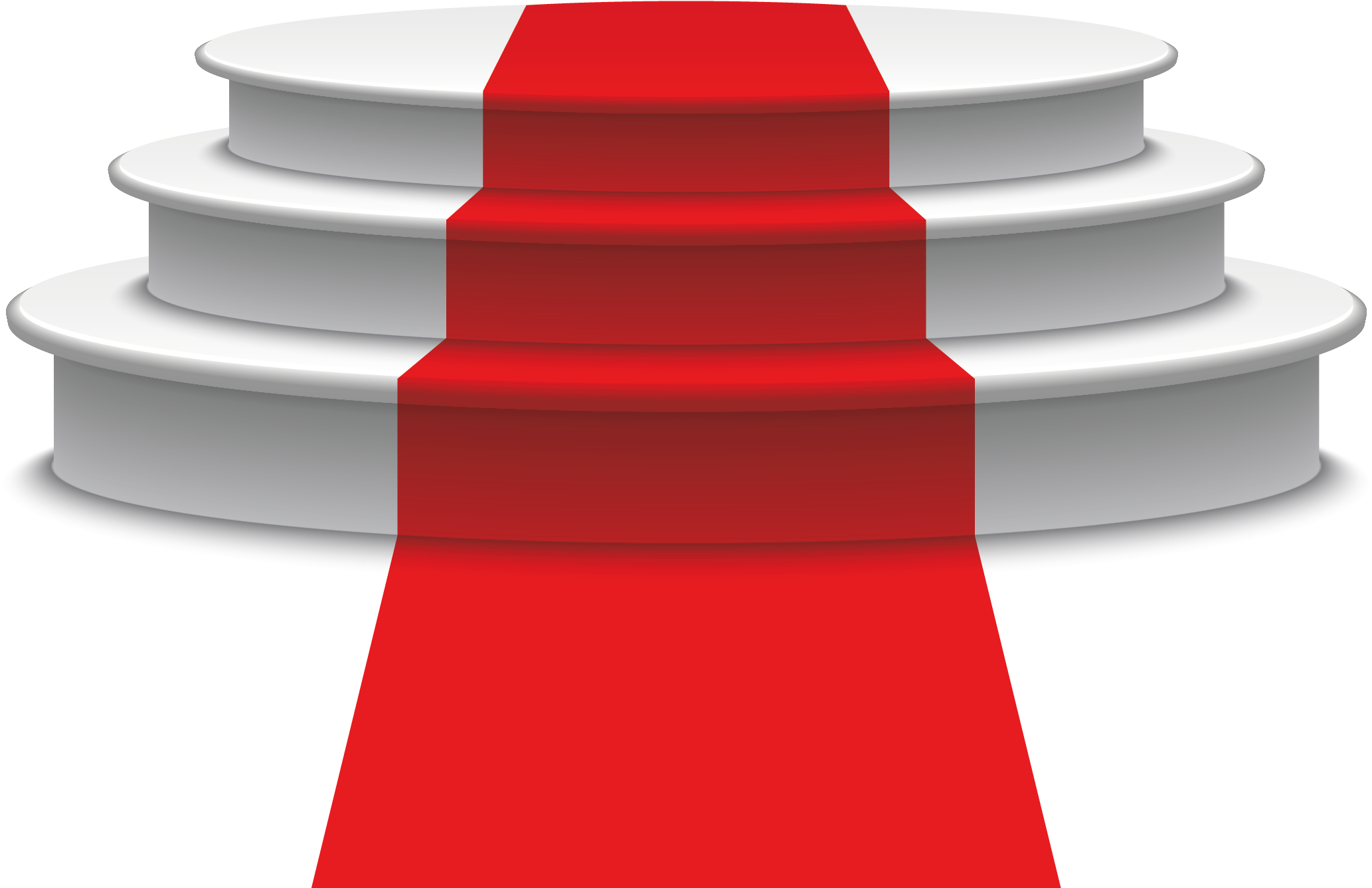 Carpet Podium - Red Carpet Vector Png (3395x2796), Png Download