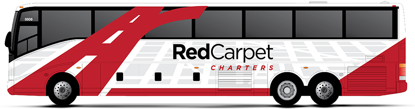 31 Years Of Experience - Red Carpet Tours Bus (849x240), Png Download