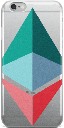 Natural Ethereum Logo Iphone Case - Iphone 7 Clear Case Ultra Thin Tpu Cover Protective (600x600), Png Download
