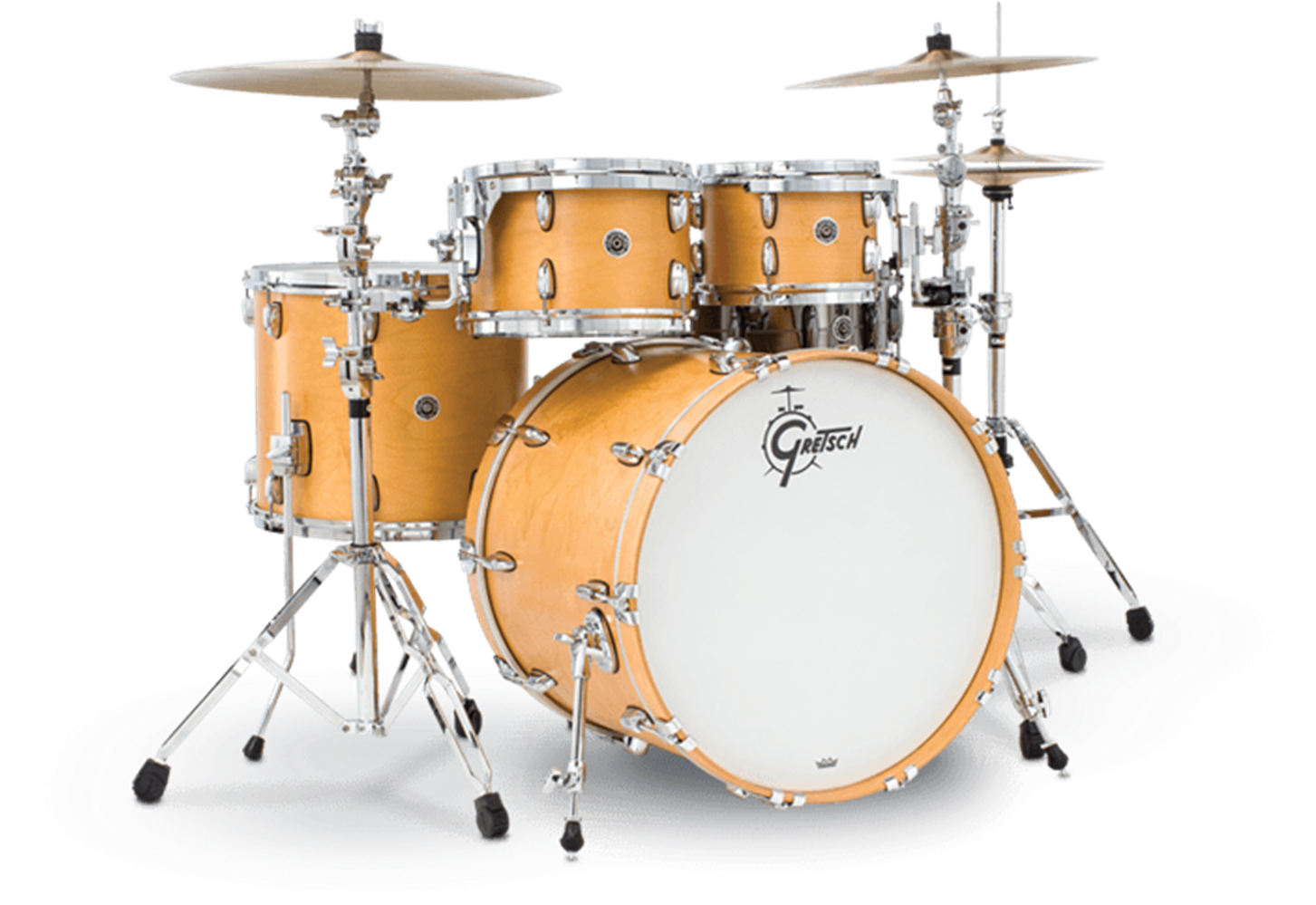 Zoom - Gretsch Brooklyn Satin Natural (1589x1200), Png Download