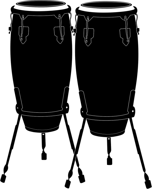 Meinl Headliner Conga Set With Basket Stand Vintage (500x621), Png Download