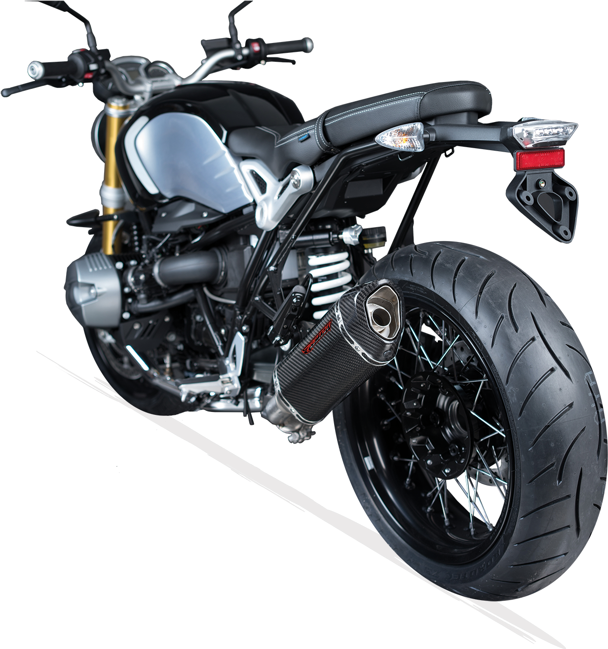 Raptor Tri Force Slip-on - Bmw R Ninet (1366x1426), Png Download
