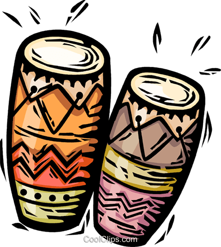 Bongo Drums - Bongos Clipart (430x480), Png Download