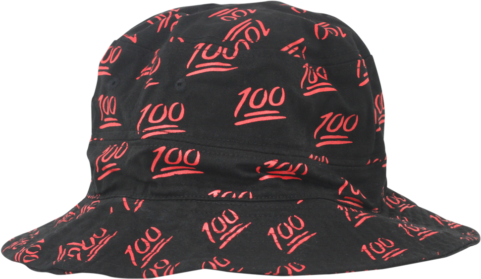 '100' Bucket - Baseball Cap (1024x1024), Png Download