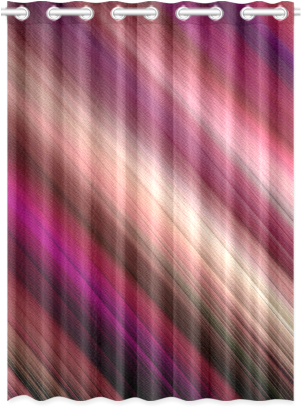 Pink Red Burgundy Gradient Diagonal Stripes New Window - Curtain (500x500), Png Download