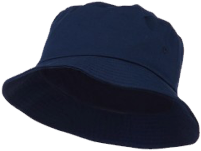 Black, Navy, And White - Fishing Hat Navy Blue (498x427), Png Download