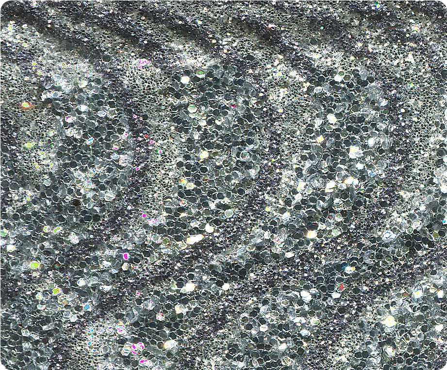 41 Silver Grey Wave Sparkle Fabric Swatch - Silver (1100x825), Png Download