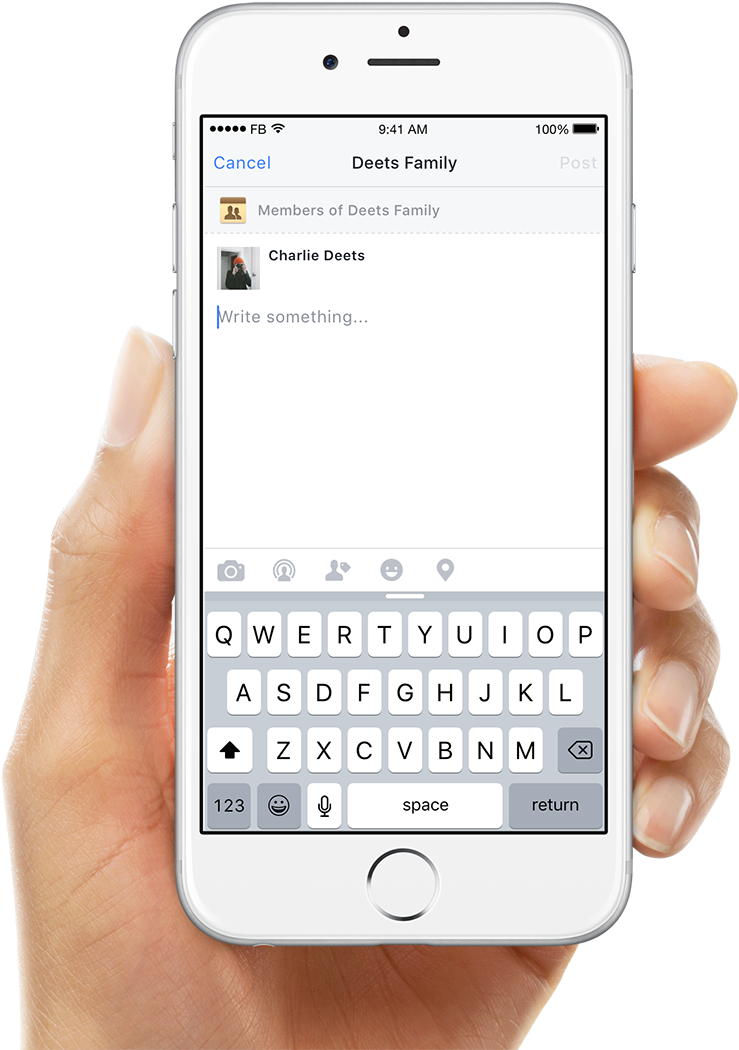Facebook Live Setting To Broadcast To A Specific Group - Facebook Live Smartphone Png (1500x1168), Png Download