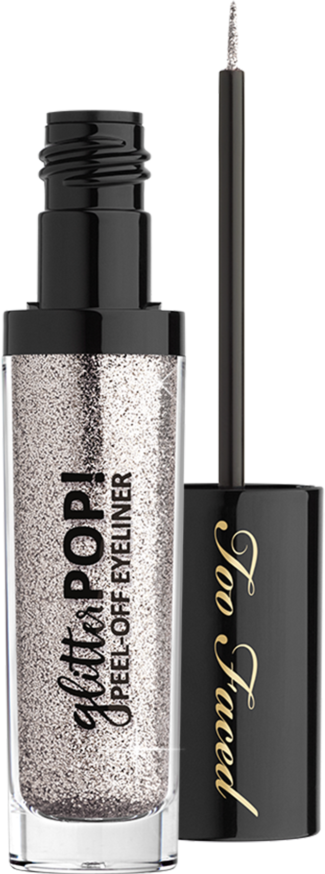Glitter - Too Faced Glitter Pop! Peel-off Eyeliner (2000x1800), Png Download