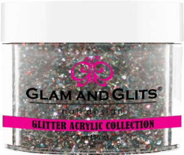 Glitter Acrylic - 06 Multi - Glitter (400x400), Png Download