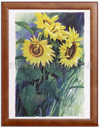 "sonnemblume 1" Art 2 Art Inc - Rose (364x485), Png Download