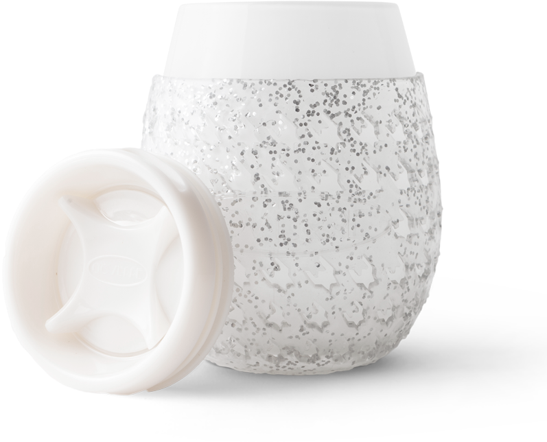 Silver Glitter - Goverre Portable Wine Glass (800x1000), Png Download