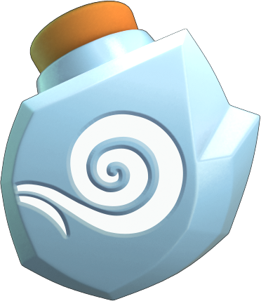 Wind Damage Boost - Wind (372x429), Png Download