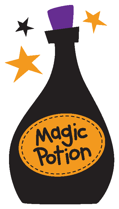 Halloween Clipart Clipart Potion - Magic Potion Clipart (286x495), Png Download