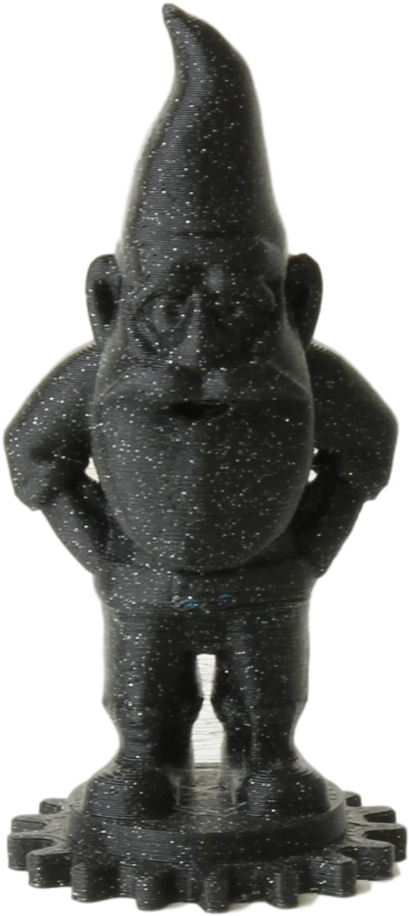 "empire Strikes" Black Htpla With Silver Glitter - Metallic Color (600x600), Png Download