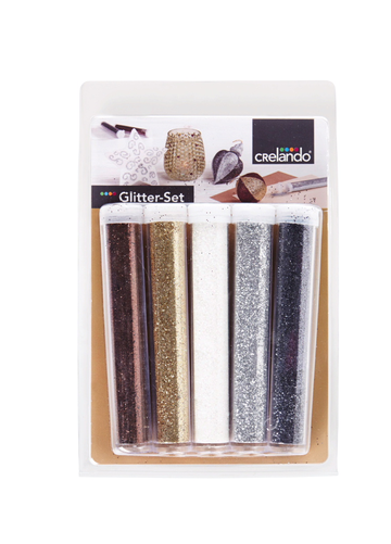 Glitter Set, Silver & Gold - Lidl (500x500), Png Download