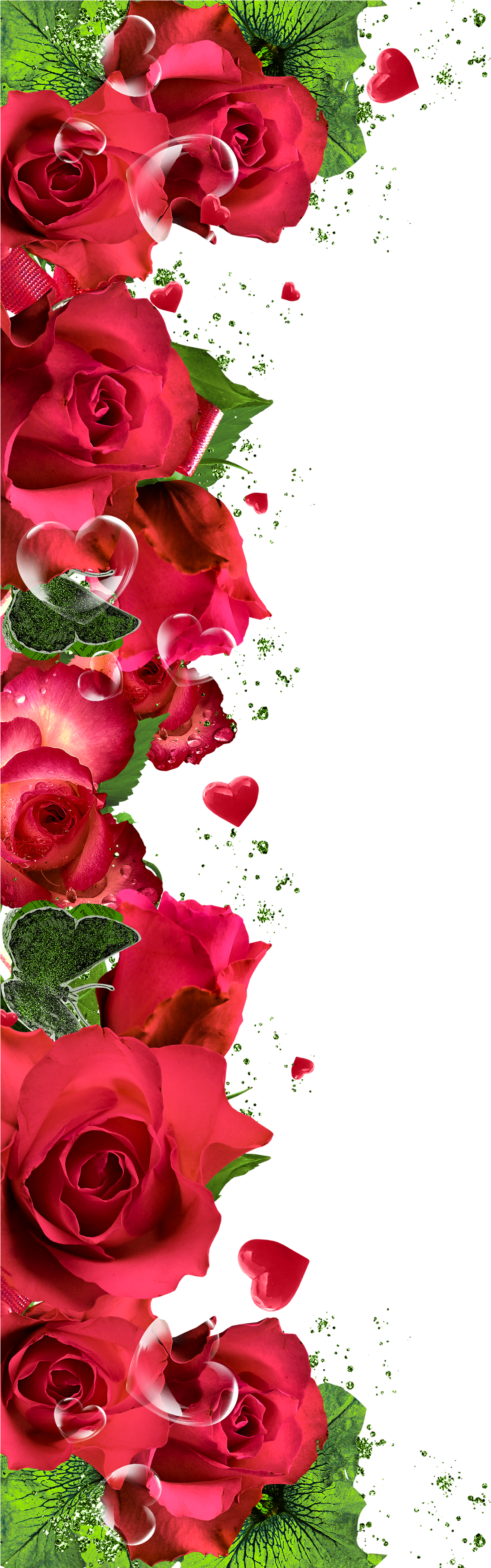 Rose Flower Borders Frames Png - Free Transparent PNG Download - PNGkey