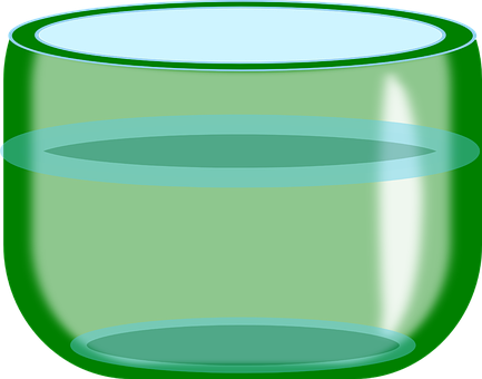 Glass, Water, Drink, Bubble, Transparent - Bacia Com Água Png (433x340), Png Download