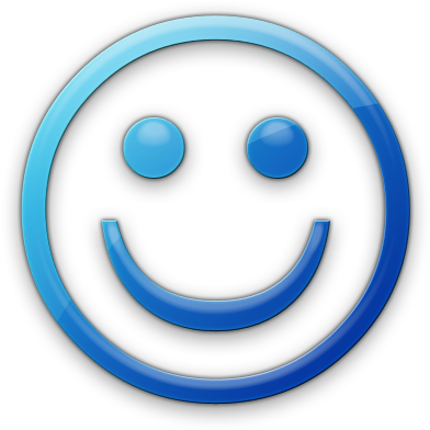 Appropriate Price For Service - Blue Smiley Face Icon (420x420), Png Download