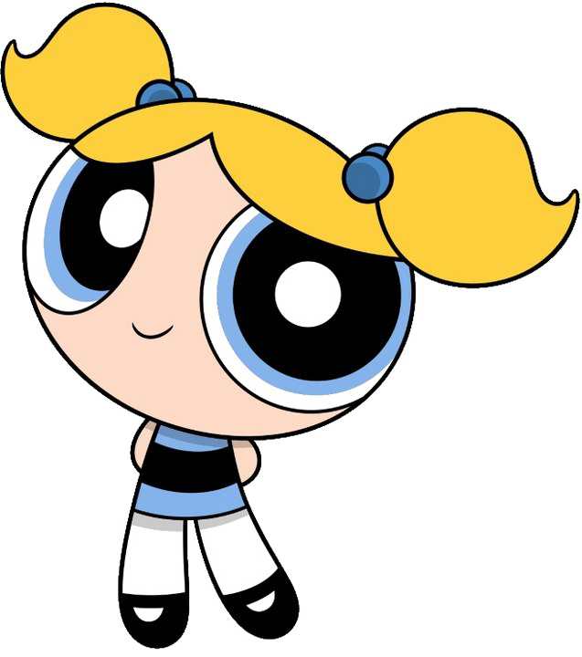 Bubbles Png Hd Download - Cartoon Powerpuff Girl (637x720), Png Download