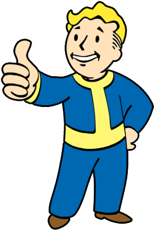 Fallout 3 Vault Boy Png Picture Download - Fallout 4 Vault Boy Png (528x480), Png Download