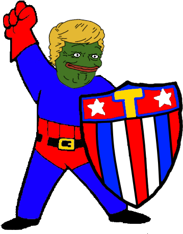 Pipboy Hero , - Donald Trump (550x546), Png Download