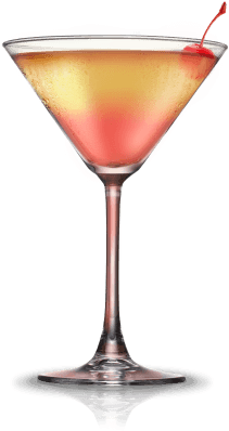 Bikini Martini - Blue Hawaii Cocktail Png (300x540), Png Download