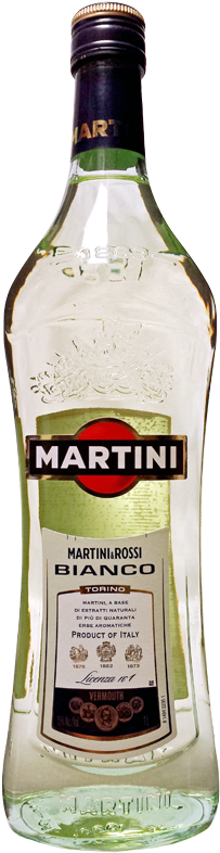 Martini & Rossi - Martini Bianco 75cl Bottle (450x800), Png Download