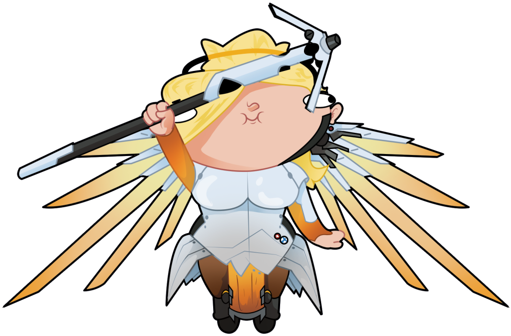 Mercy - Mercy Emotes Transparent (1024x1024), Png Download