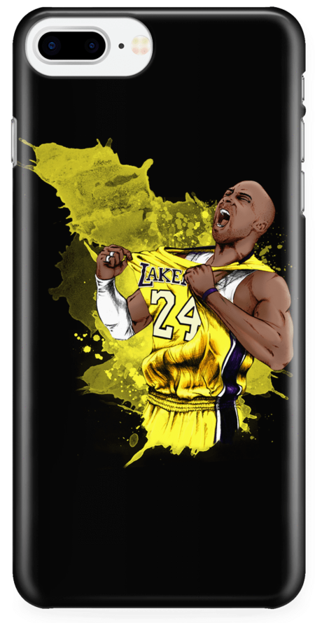 Iphone 7 Plus/7s Plus Kobe Watercolor Phone Case - Trained To Serve Jesus At Set Free - Iphone 7 Plus (900x900), Png Download