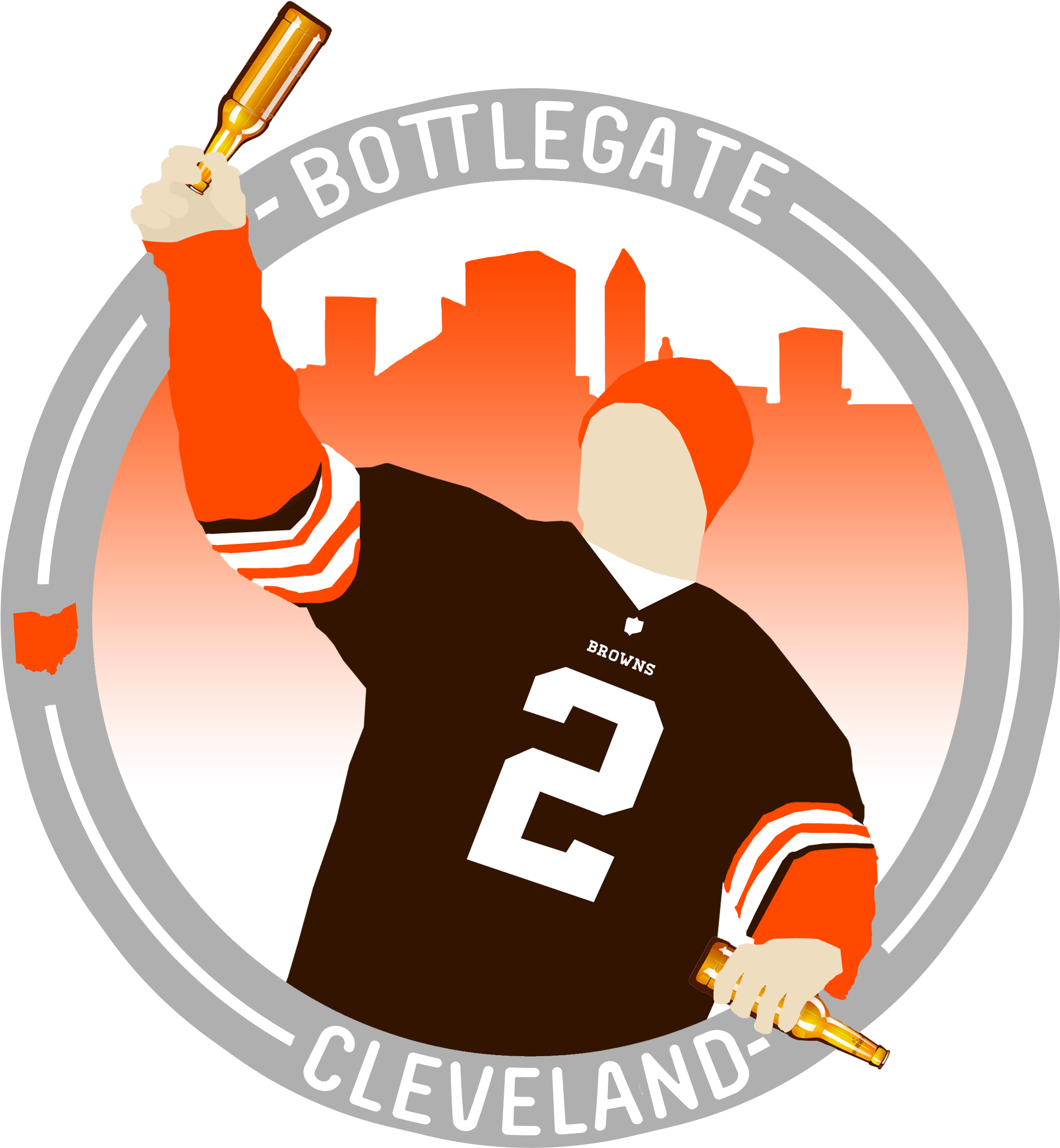 Miami Clipart Cleveland Ohio - 2001 Cleveland Browns Season (3000x3558), Png Download