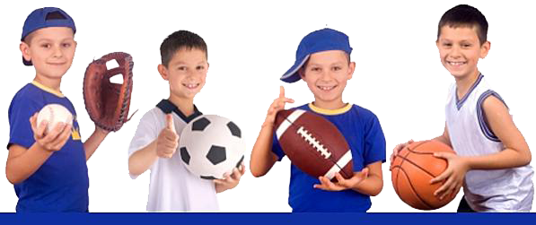 Justin Timberlake Clipart Sport - Kids Sports Png (597x251), Png Download