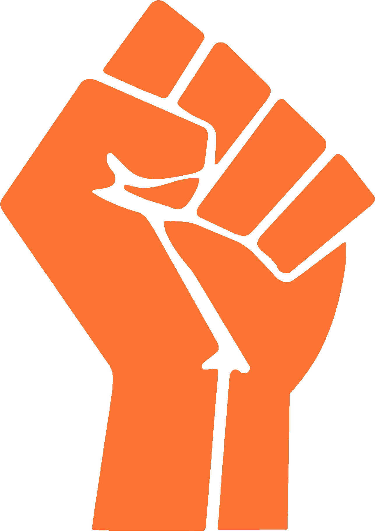 Webinars - Black Power Fist (2048x2048), Png Download