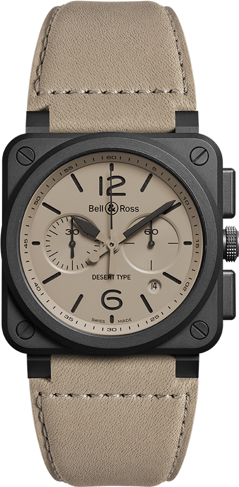 Bell And Ross Desert (585x1050), Png Download