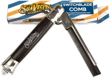 Suavecito Switchblade Comb - Suavecito Comb (480x384), Png Download