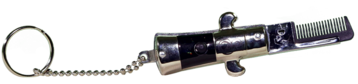 Suavecito Pomade Novelty Mustache Switchblade Comb - Moustache (480x384), Png Download
