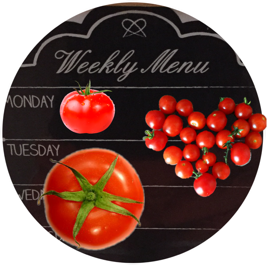 However You Slice It, T - Tomato Top View (1024x1024), Png Download