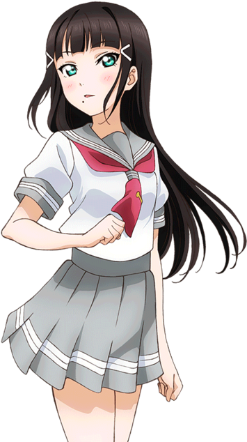 Dia Kurosawa - Love Live Dia Card (540x720), Png Download