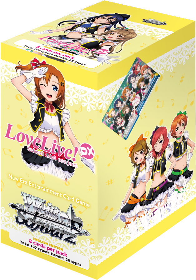 Wse Love Live Dx Booster Pack - Weiss Schwarz Booster Pack Love Live Feat School Idol (714x1000), Png Download