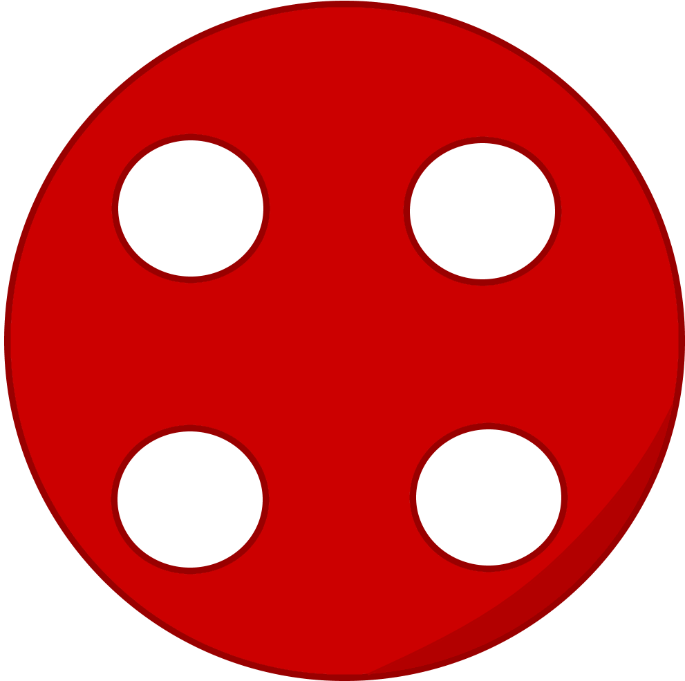 Red Button - Car Wheel (1000x1000), Png Download