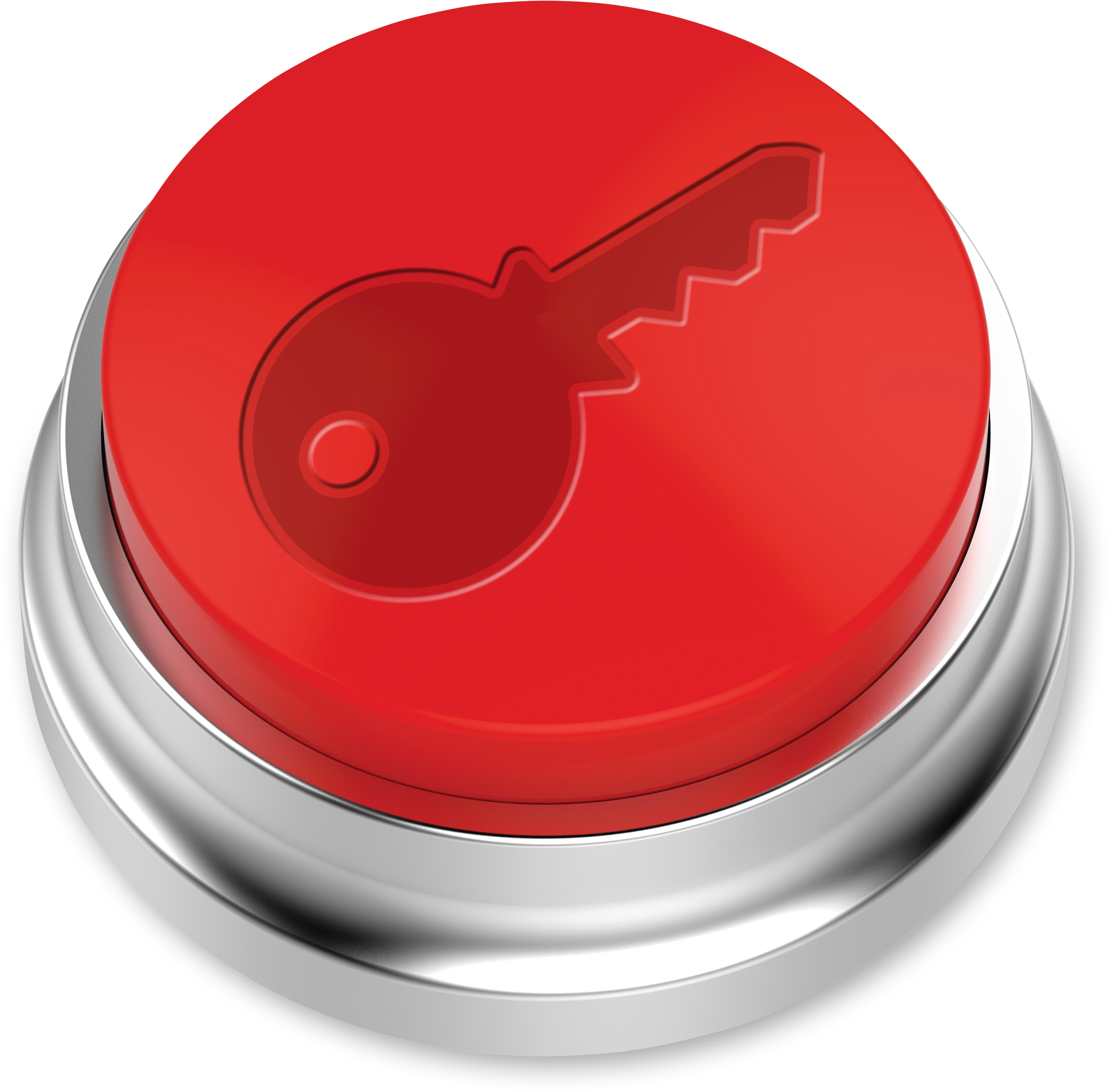 Red-button - Red Button Clipart (3384x2952), Png Download