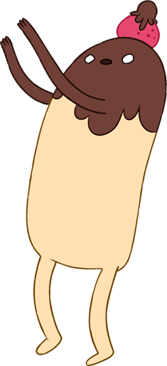 Chocolate Covered Banana - Chocolate Covered Banana Png (235x515), Png Download
