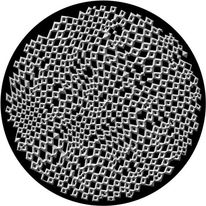 Bevel Grid - Plate (800x800), Png Download