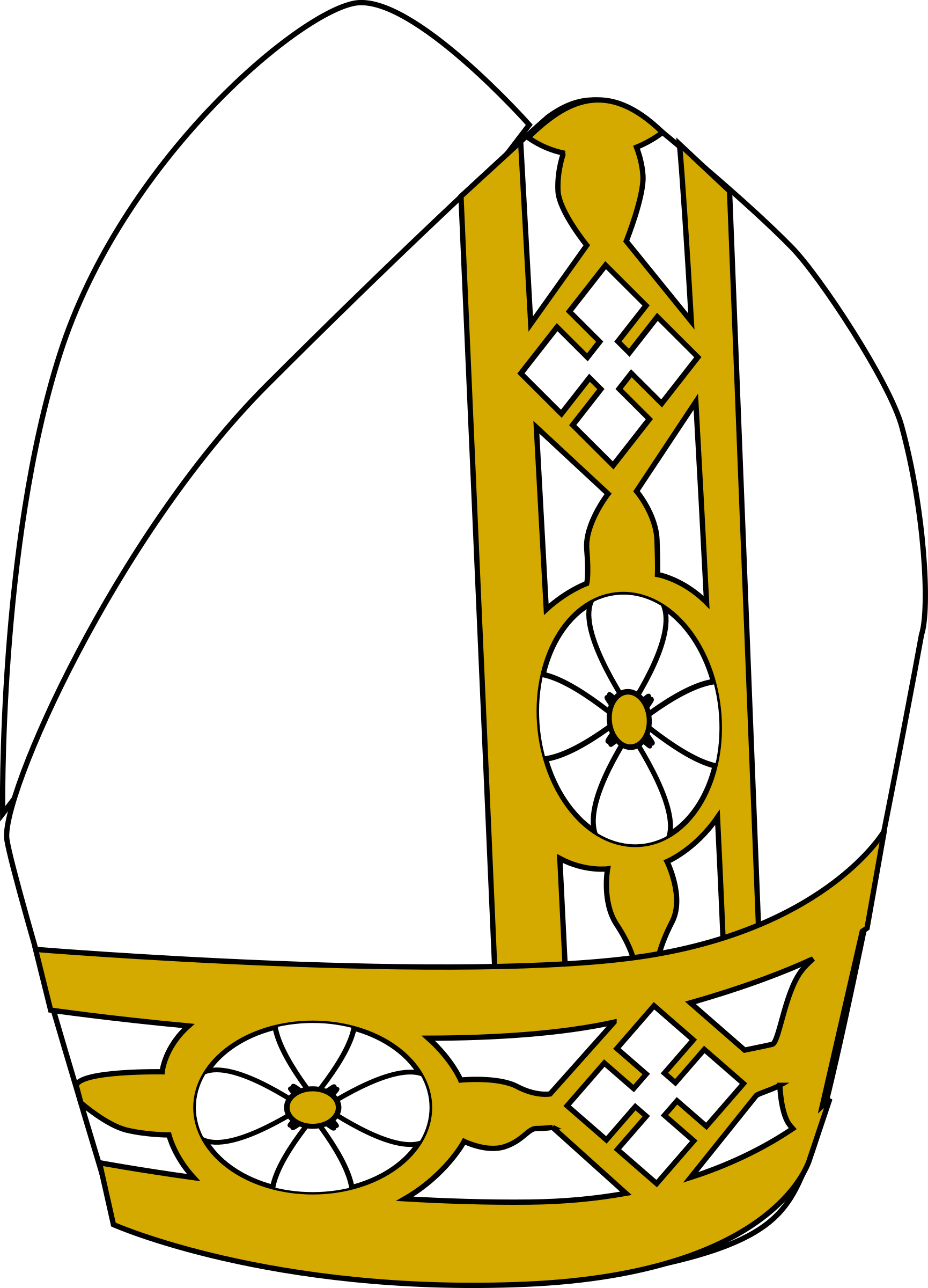 This Free Icons Png Design Of Pope Hat (1730x2400), Png Download