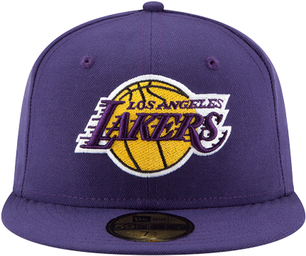 Los Angeles Lakers 59fifty State Stare Fitted Cap - New Era Los Angeles Lakers State Clip Adjustable Snapback (500x667), Png Download